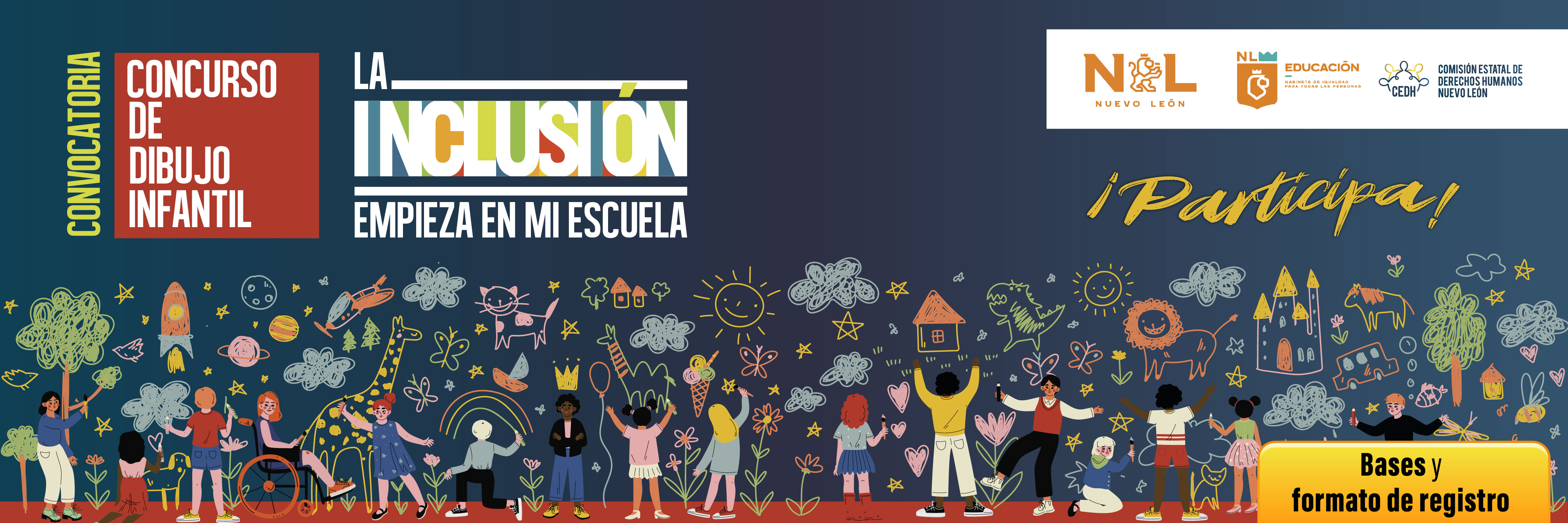 Convocatoria del Concurso de dibujo infantil 2026. La inclusión empieza en mi escuela.