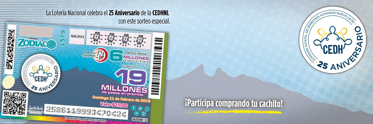 Galería: Sorteo de la Lotería Nacional alusivo al 25 Aniversario de la CEDHNL