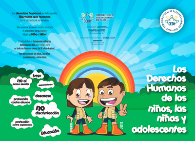 CEDHNL: Tríptico de Los Derechos Humanos de los niños, las niñas y los adolescentes