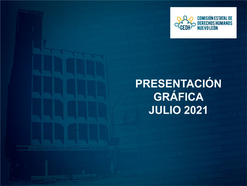 CEDHNL Presentación Gráfica Julio 2021