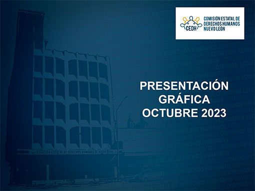 CEDHNL Presentación Gráfica Octubre 2023