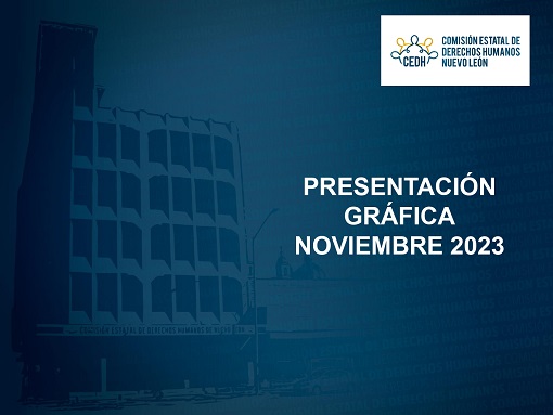 CEDHNL Presentación Gráfica Noviembre 2023