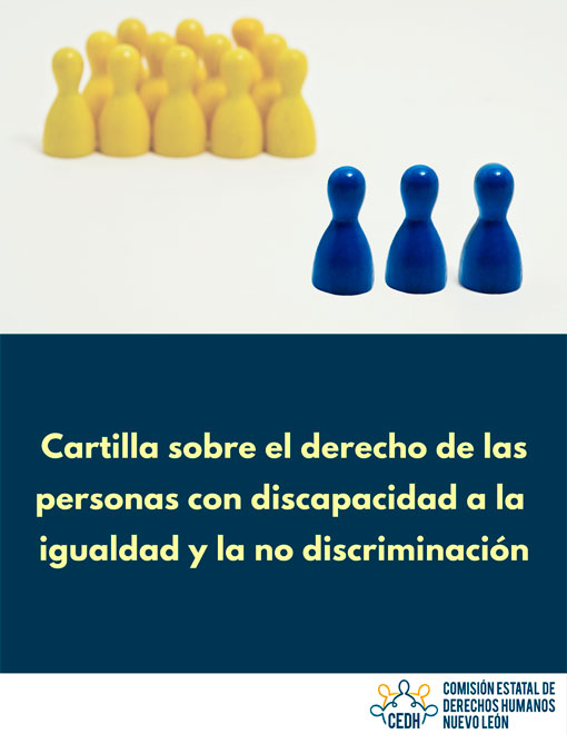 Cartilla sobre el derecho de las personas con discapacidad a la igualdad y a no discriminación