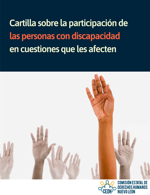 Cartilla sobre la participación de las personas con discapacidad en cuestiones que les afecten