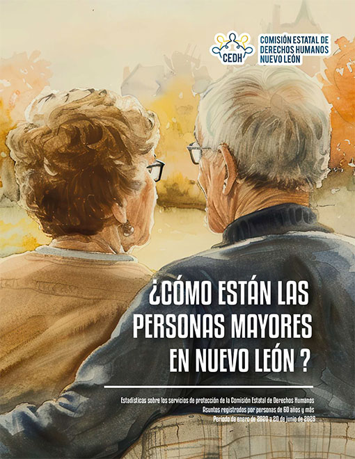 ¿Cómo están las personas mayores en Nuevo León? Estadística sobre los servicios de protección de la Comisión Estatal de Derechos Humanos. Asuntos registrados por personas de 60 años y más. Periodo de enero de 2020 a 20 de junio de 2025.