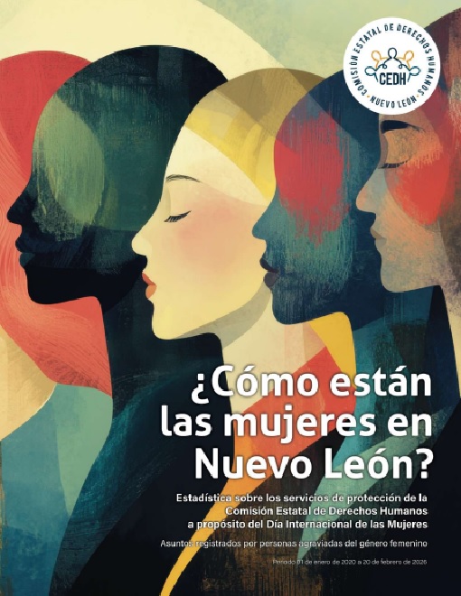 Ver Estadístistica sobre los servicios de protección de la Comisión Estatal de Derechos Humanos a propósito del Día Internacional de las Mujeres. 2026.